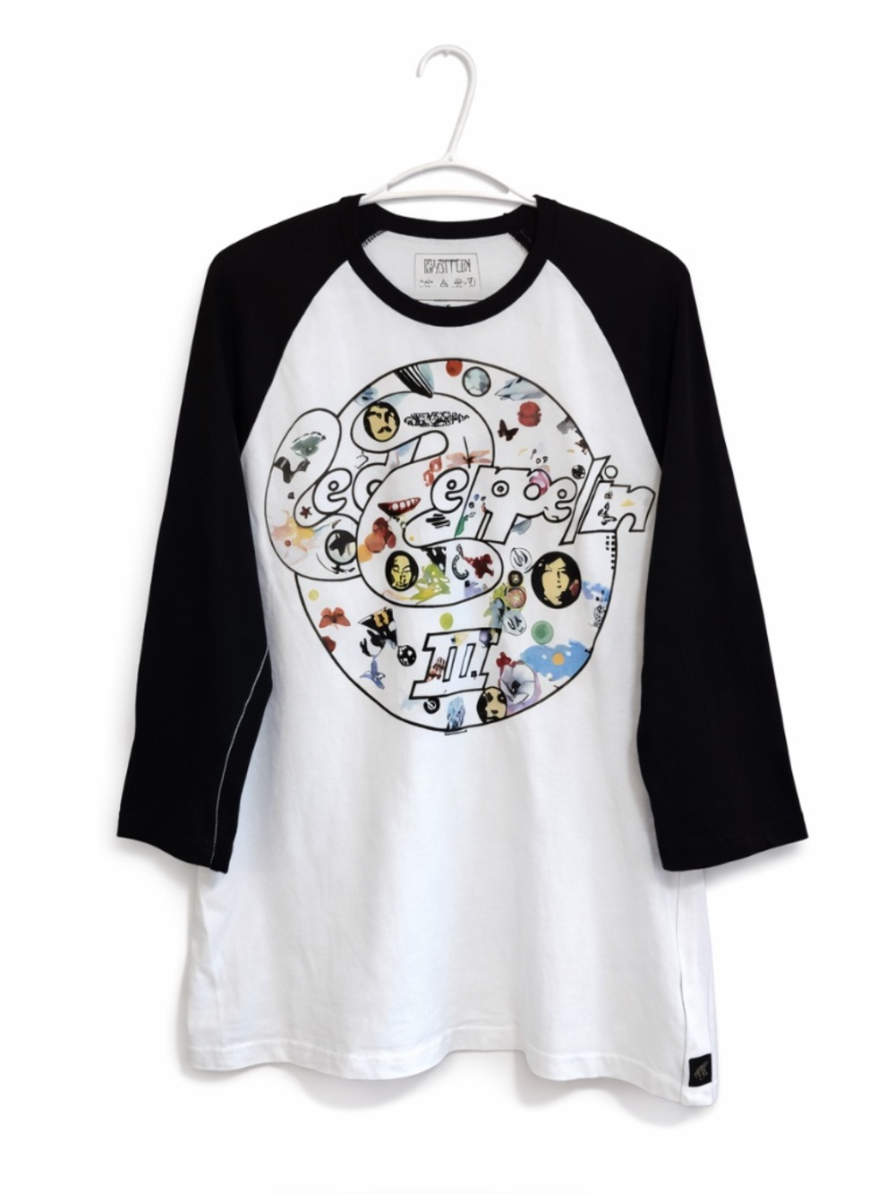 Retro Style Led Zeppelin III Graphic Raglan Tee Trunk Ltd – Size Large EUC